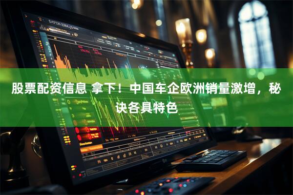 股票配资信息 拿下！中国车企欧洲销量激增，秘诀各具特色
